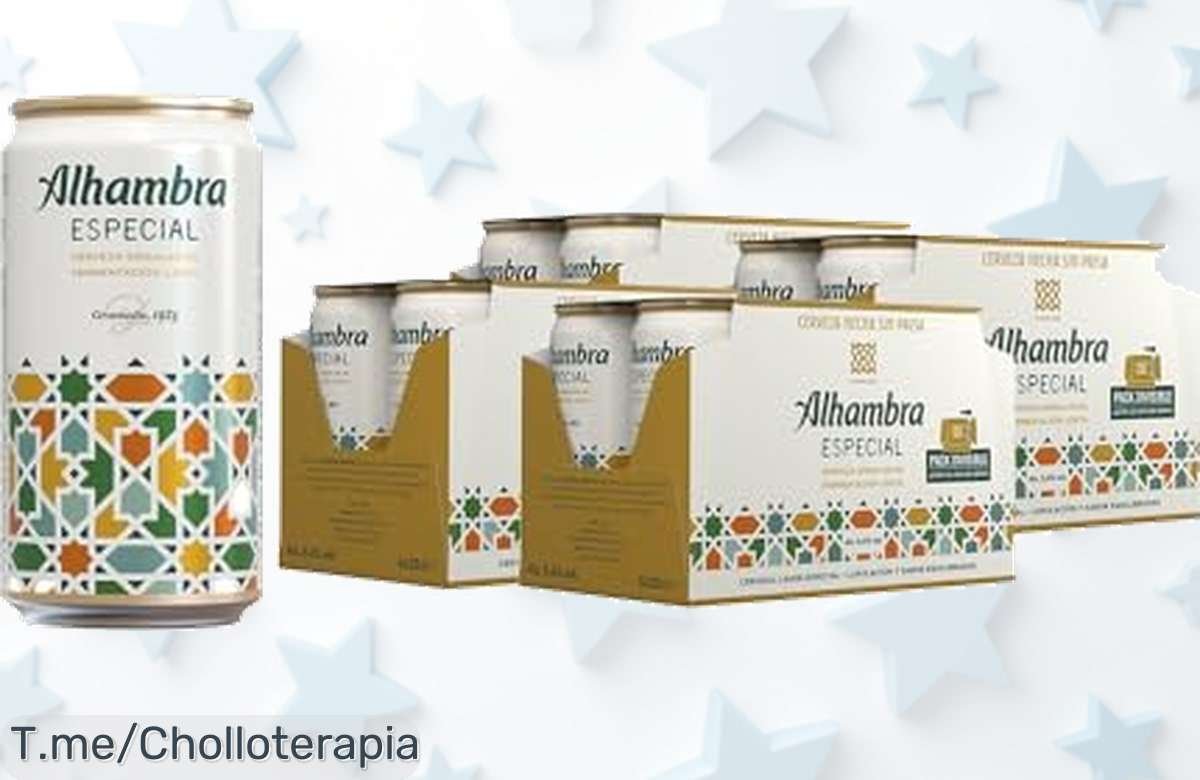 Descubre el ofertón de Alhambra Especial: 24 latas de frescura y equilibrio que te atraparán. ¡No pierdas esta oportunidad única, compra ya antes que se agote!