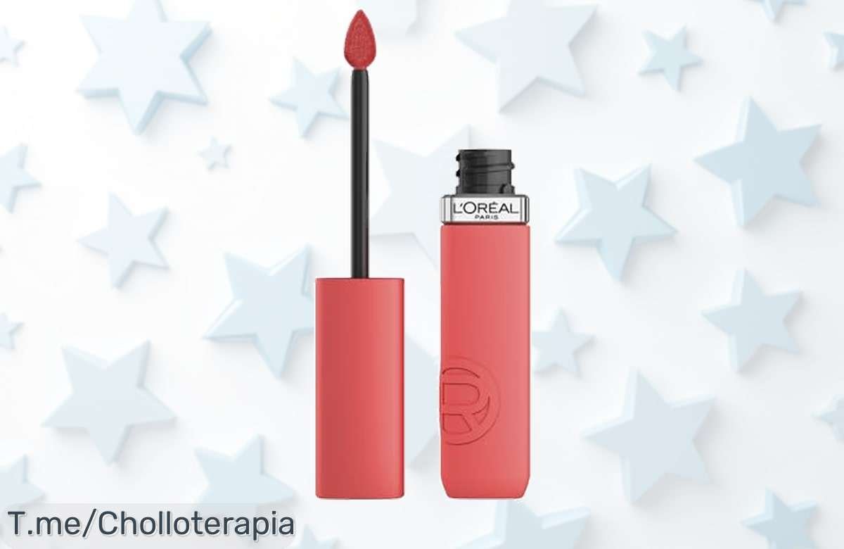 Descubre el pintalabios líquido que brilla como nunca: colores mates, duración de 16 horas y labios hidratados. ¡Aprovecha este ofertón único antes de que se agote!