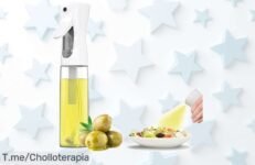 Descubre el pulverizador de aceite BHome y transforma tus comidas con una niebla fina que encanta, ¡aprovecha este ofertón antes de que se acaben las unidades!