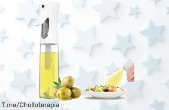 Descubre el pulverizador de aceite BHome y transforma tus comidas con una niebla fina que encanta, ¡aprovecha este ofertón antes de que se acaben las unidades!