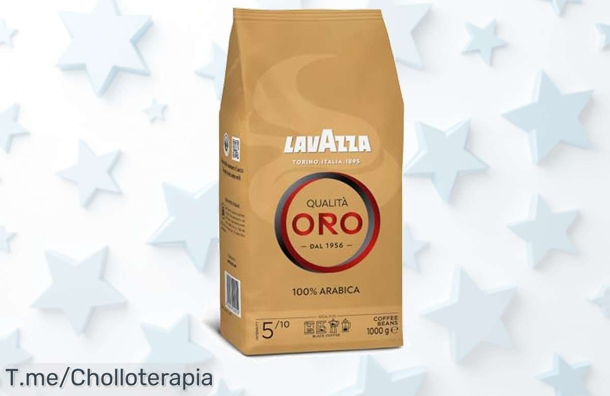 Descubre el sabor feliz de Lavazza Qualità Oro, un café 100% Arábica con notas florales. Aprovecha este ofertón único y hazlo tuyo antes que se agote. ¡Actúa ya!