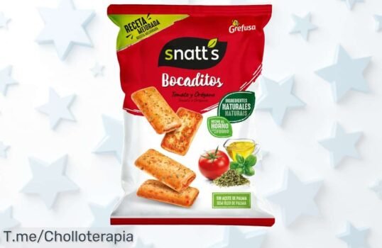Descubre el sabor irresistible de Snatt's Bocaditos con Tomate y Orégano, ¡un snack delicioso que todos querrán! No te pierdas este super chollo limitado, ¡compra ya!