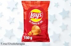 Descubre el sabor único de Lay's Patatas Fritas Al Punto de Sal con un descuento brutal, ¡haz tu picnic inolvidable! Stock limitado, corre y consigue las tuyas ya