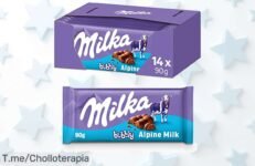 Descubre el sabor único de Milka Bubbly en caja de 14 tabletas con una textura irresistible, ¡no te quedes sin tu oferta limitada y disfruta este chollo antes que se agote!