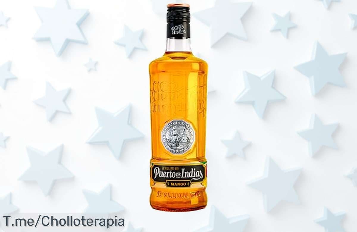Descubre el sabor único de Puerto de Indias Ginebra de Mango a un precio loco que hará vibrar tus sentidos. ¡No te quedes sin este chollo refrescante, actúa ya!