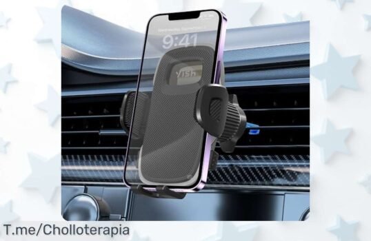 Descubre el soporte móvil YISH para coche con un 40% de descuento, una sujeción 360° única que transformará tu conducción ¡No te quedes sin él, oferta limitada!