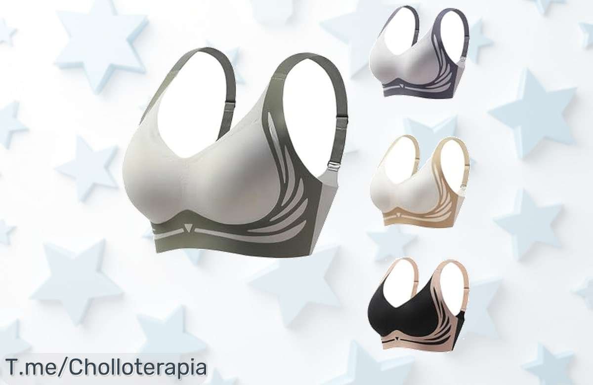 Descubre el sujetador invisible sin aros que transforma tu comodidad, soporte superior y sin costuras: ¡¡aprovéchalo ahora con un descuento brutal antes de que se agote!!