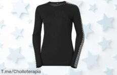 Descubre el super chollo: Helly Hansen HH Lifa Crew, la prenda ligera que controla la humedad y asegura tu comodidad ¡Compra ya antes de que se agote esta oferta única!