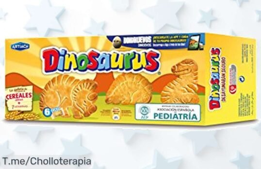 Descubre el super chollo de Artiach Galletas Dinosaurus, ricas en cereales y vitaminas ¡Únete a la diversión y saborea la energía que necesitas antes de que se agote!