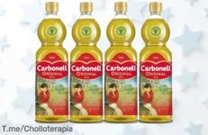 Descubre el super chollo de Carbonell con 4 botellas de aceite de oliva original a un precio loco, ¡no te quedes sin este ofertón! Compra ya antes que se agote