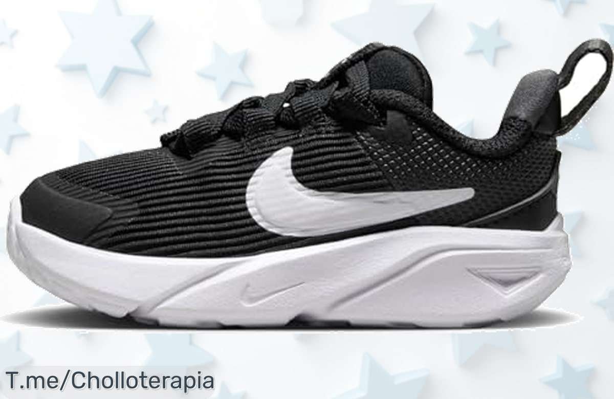 Descubre el super chollo de NIKE Star Runner 4 NN, estabilidad y ligereza para tus pequeños. ¡Oferta brutal y limitada! Compra ya antes que se agoten.