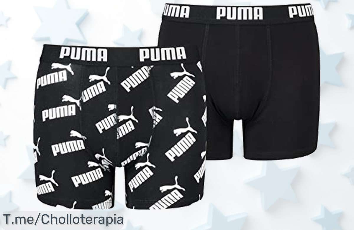Descubre el super chollo de PUMA Boxer Unisex para Niños: ajuste perfecto y estilo icónico que tu pequeño no querrá perder. ¡Oferta limitada, actúa ya!