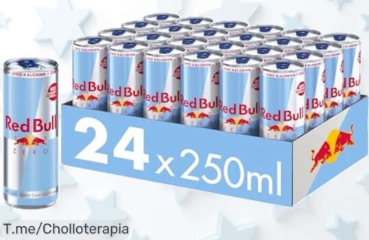 Descubre el super chollo de Red Bull Zero: energía instantánea, mejor concentración y un sabor refrescante ¡No te quedes sin tu pack, disponibilidad limitada!