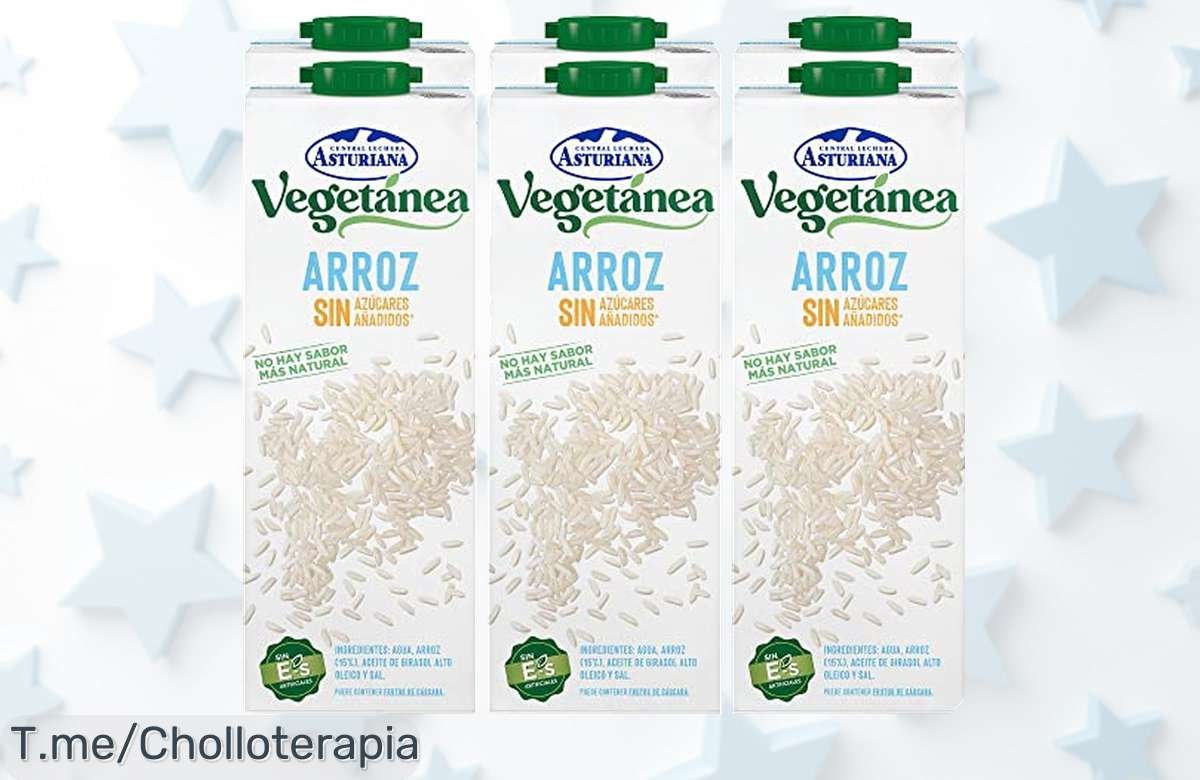 Descubre el super chollo de bebida de arroz sin azúcar, 100% vegetal y deliciosa. Dale un capricho saludable a tu paladar con este ofertón limitado ¡Compra ya antes que se acabe!