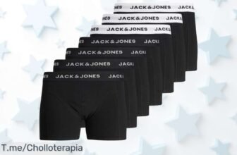 Descubre el super chollo de bóxers Jack & Jones: comodidad total y libertad en cada movimiento ¡No te pierdas esta oferta limitada, compra ya y siente la diferencia!