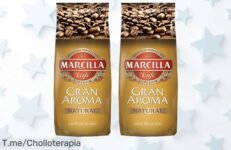 Descubre el super chollo de café en grano Marcilla Gran Aroma Natural y despierta con energía cada mañana ¡Aprovecha esta oferta única antes de que se acabe!