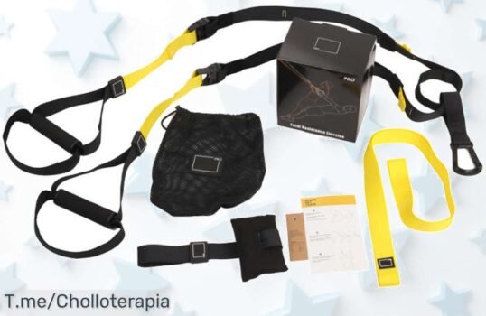 Descubre el super chollo de pesas libres y entrenadores en suspensión que transformará tu entrenamiento ¡Ofertón limitado! Ponte en forma ya, haz tu pedido ahora mismo
