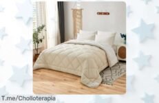 Descubre el super chollo del Edredón Nórdico Bicolor Novotextil y transforma tus noches con suavidad premium, ¡aprovecha esta oferta limitada antes de que se agote!