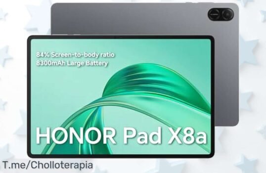 Descubre el super chollo del HONOR Pad X8a con pantalla de 90Hz y sonido envolvente; ¡una oferta única que no puedes dejar pasar! Compra ya antes que se agote