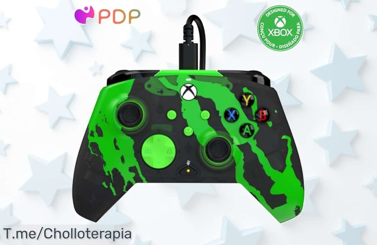 Descubre el super chollo del PDP Xbox REMATCH GLOW: ¡Controlador que brilla en la oscuridad y transforma tu juego! Aprovecha esta oferta única antes de que se agote.