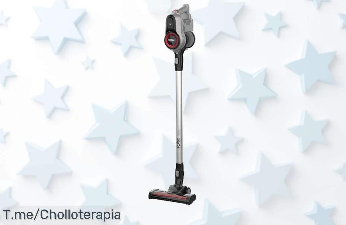 Descubre el super chollo del aspirador Solac 3 en 1, limpieza a fondo sin esfuerzo y batería imbatible. ¡No dejes pasar esta oferta increíble, compra ya!