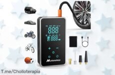 Descubre el super chollo del compresor de aire portátil con 4 modos y pantalla LCD a un precio loco, ¡aprovéchalo ya antes que se acabe esta oferta única!