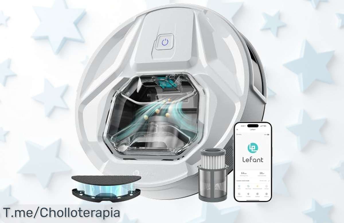 Descubre el super chollo del robot aspirador LEFANT M320 con 6,000Pa y mopa 3 en 1 para un hogar limpísimo. ¡Aprovecha este ofertón y compra ya antes de que se agoten!