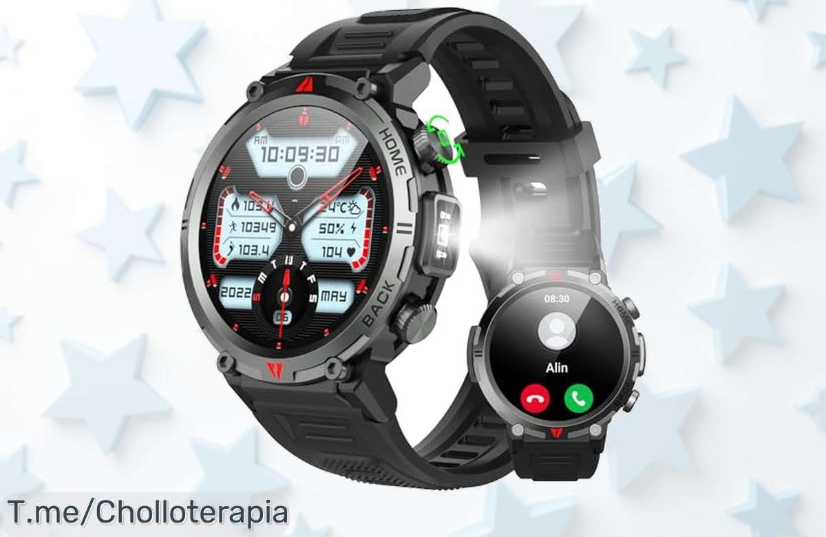 Descubre el super chollo del smartwatch 1,45 con Bluetooth y más de 110 deportes, ¡aprovecha este ofertón antes de que se agote! Usa tu cupón y actúa ya.