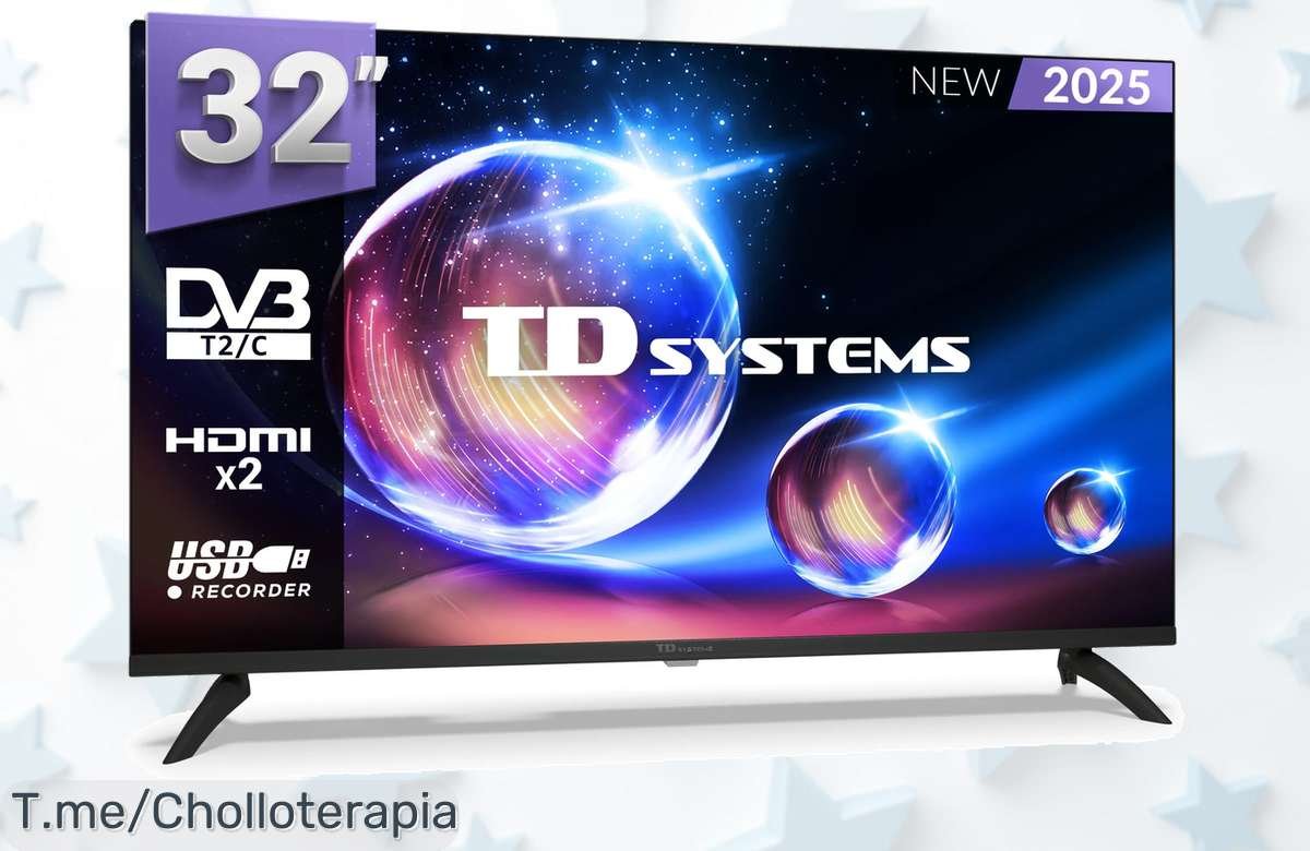 Descubre el televisor de 32 pulgadas HD a precio loco, graba tus momentos especiales y disfruta del mejor cine en casa. ¡Apresúrate antes que se agoten!