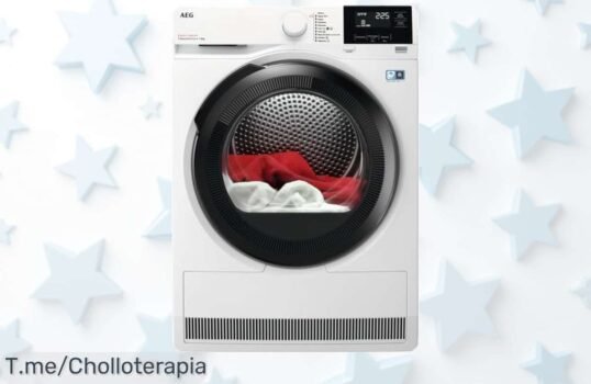 Descubre la AEG TR818A4OB a un precio loco y seca toda tu ropa juntos con tecnología innovadora ¡Ofertón limitado, compra ya antes de que se agote!