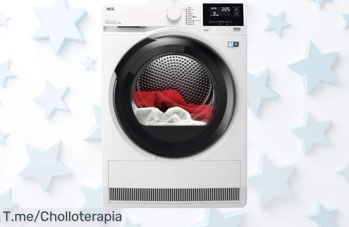 Descubre la AEG TR818A4OB a un precio loco y seca toda tu ropa juntos con tecnología innovadora. ¡Ofertón limitado, compra ya antes de que se agote!