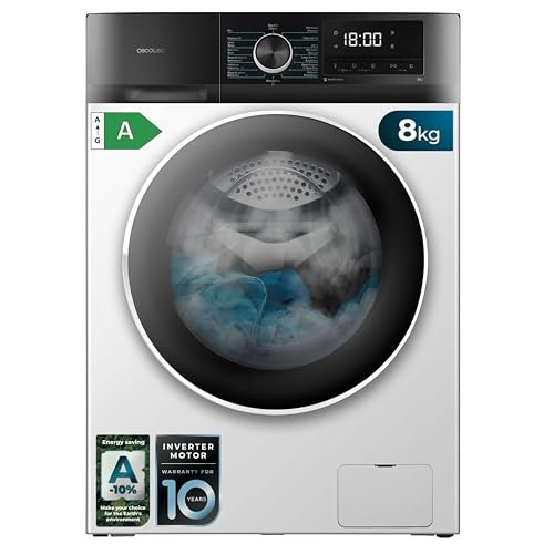 Descubre la Cecotec Lavadora 8Kg Bolero Dresscode a un precio loco, con 16 programas y tecnología SteamMax que elimina gérmenes al 99,9%, ¡compra ahora antes de que se agote!