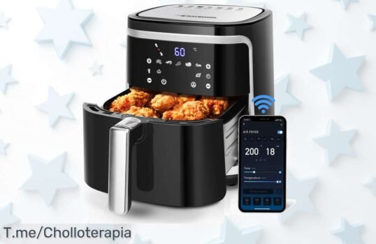 Descubre la Freidora de Aire AIGOSTAR: Cocina sin aceite, potencia de 1900W y WiFi en un super chollo que transforma tus comidas en saludables delicias ¡Compra ahora antes que se acabe!