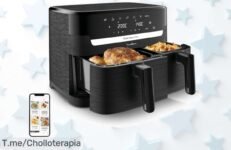 Descubre la Freidora de Aire Moulinex XXL, el super chollo que cocina para 10 personas ¡Disfruta platos deliciosos en minutos! No te pierdas este ofertón Compra ahora antes que se agote