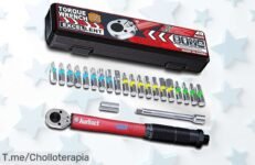 Descubre la Llave Dinamométrica Aurlloct 1-4, un super chollo con alta precisión y 23 piezas ¡No dejes escapar esta oferta increíble, actúa ya antes de que se agote!