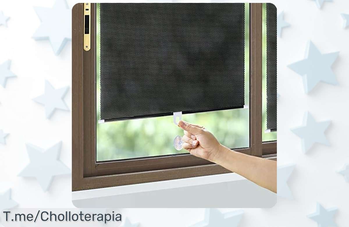 Descubre la Persiana Mágica que Bloquea el Sol y Da Privacidad Sin Taladros, ¡Super Chollo Limitado! Compra Ahora Antes de Que Se Agote esta Oferta Única.
