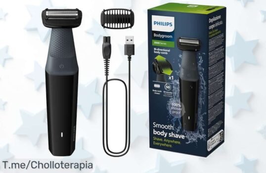 Descubre la Philips BG3017-01, un super chollo para tu piel sensible que recorta en todas direcciones y te ofrece 50 minutos sin cables ¡Aprovecha esta oferta única antes de que se acabe!