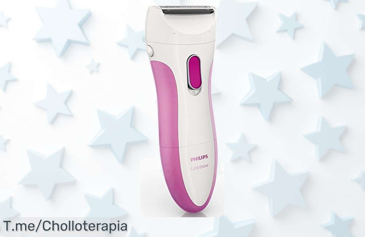 Descubre la Philips Ladyshave, tu aliada para un afeitado suave y sin enredos. Aprovecha este ofertón único y nunca visto, compra ahora antes que se agote.