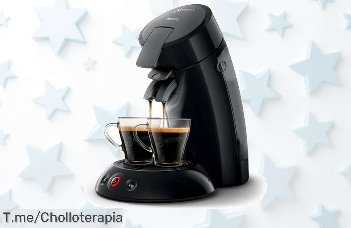 Descubre la Philips Senseo HD6553/67: café delicioso en menos de un minuto con 45 boquillas aromáticas. ¡No te pierdas este super chollo, llévatela ya antes que se acabe!