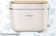 Descubre la Philips Tostadora Eco Conscious con 8 ajustes perfectos para un tueste rápido y delicioso ¡Hazte ya con este super chollo antes que se agote!