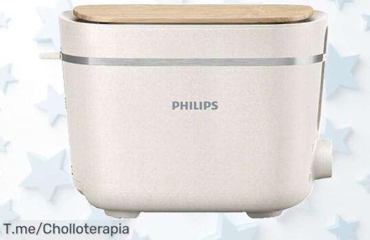 Descubre la Philips Tostadora Eco Conscious con 8 ajustes perfectos para un tueste rápido y delicioso ¡Hazte ya con este super chollo antes que se agote!
