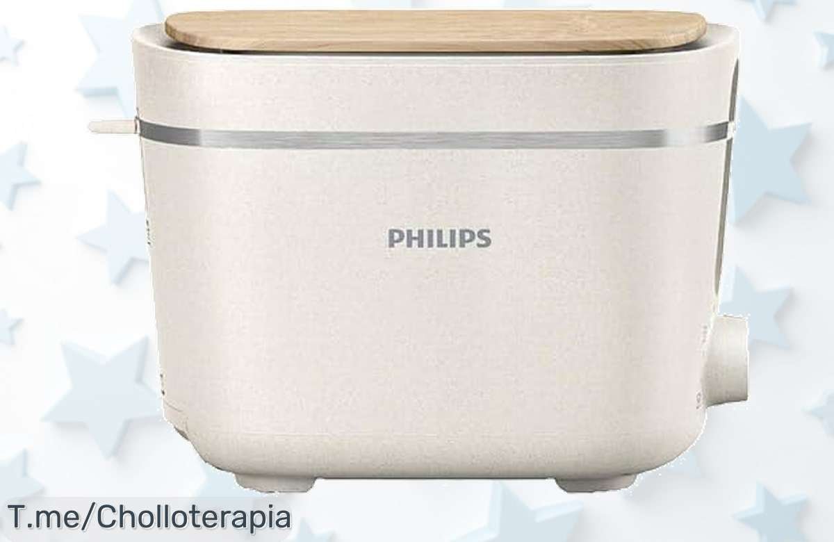 Descubre la Philips Tostadora Eco Conscious con 8 ajustes perfectos para un tueste rápido y delicioso. ¡Hazte ya con este super chollo antes que se agote!