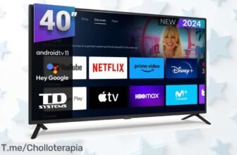 Descubre la Smart TV 40 Pulgadas Full HD con Hey Google a un precio loco: ¡Un ofertón nunca visto que transformará tu salón! Compra ahora y no te quedes sin diversión