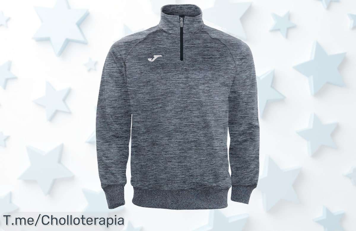 Descubre la Sudadera Joma Faraón a un precio loco: flexibilidad y estilo que necesitas para entrenar. ¡No dejes pasar este ofertón, stock limitado!