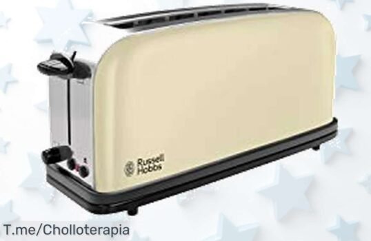 Descubre la Tostadora Colours Plus de Russell Hobbs, un super chollo con funciones únicas que transformará tus desayunos ¡Compra ya y no te quedes sin ella!