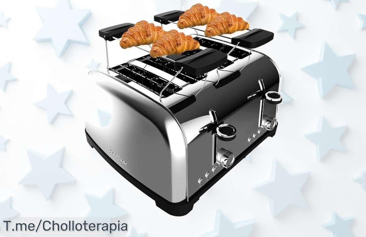Descubre la Tostadora Vertical de 4 Ranuras que Transformará Tu Desayuno con un Tostado Perfecto y a Precio Loco ¡Aprovecha Este Ofertón Antes que Se Agote!