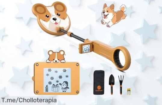 Descubre la aventura mágica con el detector de metales SUNPOW para niños, precio loco y diversión asegurada ¡Compra ya y haz brillar su curiosidad antes que se agote!