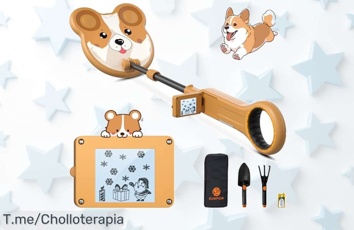 Descubre la aventura mágica con el detector de metales SUNPOW para niños, precio loco y diversión asegurada. ¡Compra ya y haz brillar su curiosidad antes que se agote!