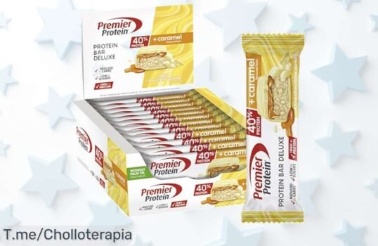 Descubre la barrita deliciosa que todos anhelan: 20 g de proteínas y solo 1,3 g de azúcar Aprovecha esta oferta única antes de que se agoten ¡es un super chollo!