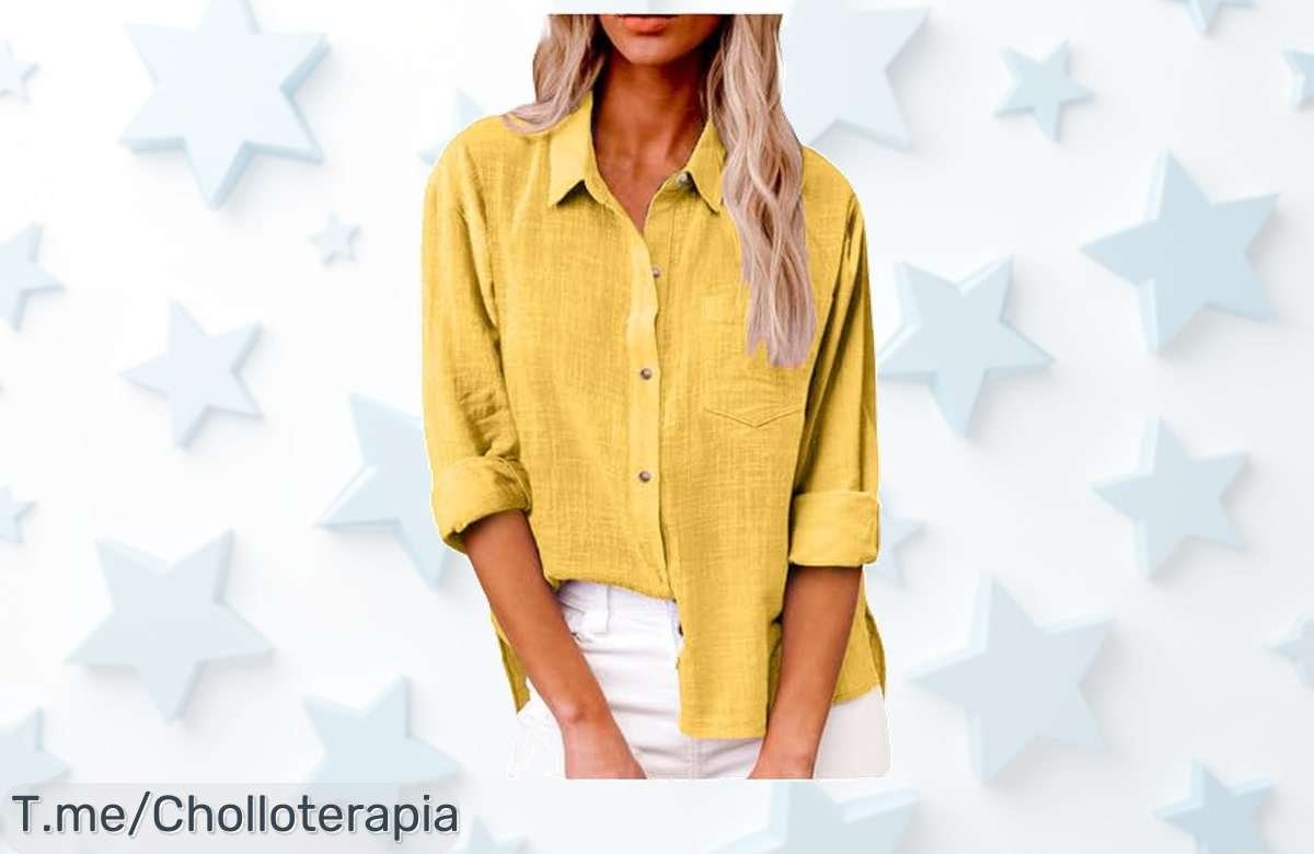 Descubre la blusa Chejarity perfecta con un descuentazo increíble: ¡elegante y fresca! No dejes pasar este super chollo, compra ahora y vibra con estilo.